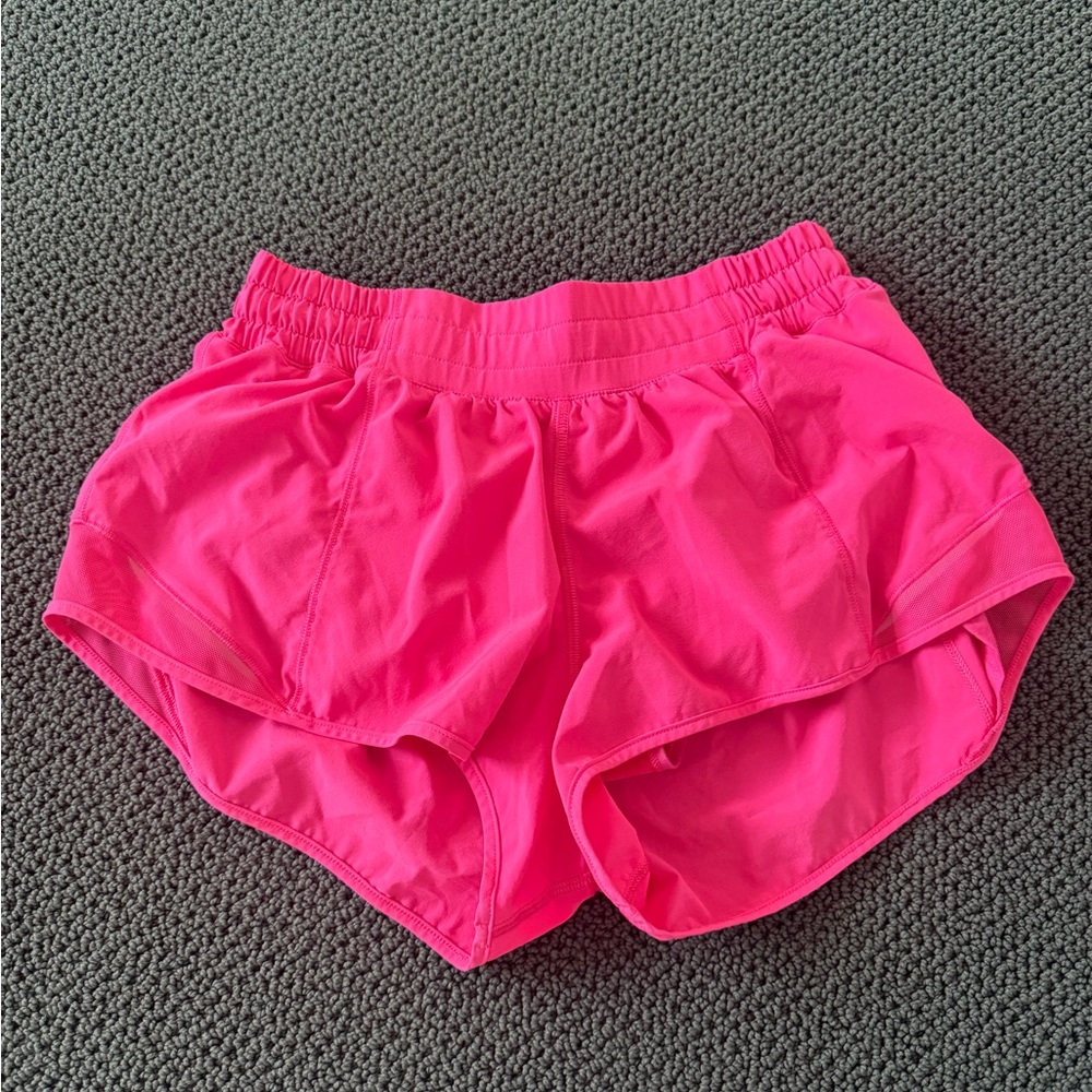 Lululemon hotty hot shorts LIMITED EDITION SONIC PINK
